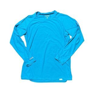 NRS H2Core Silkweight Long Sleeve Shirt Blue Size Large